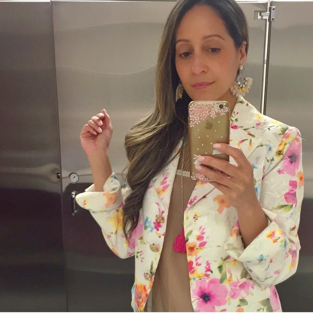 Vintage Floral Blazer